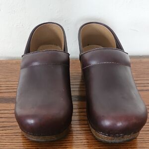 Dansco Mules Leather Clogs